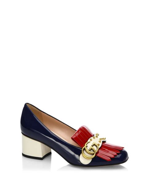 gucci marmont shoes saks|Gucci Marmont shoes sale.